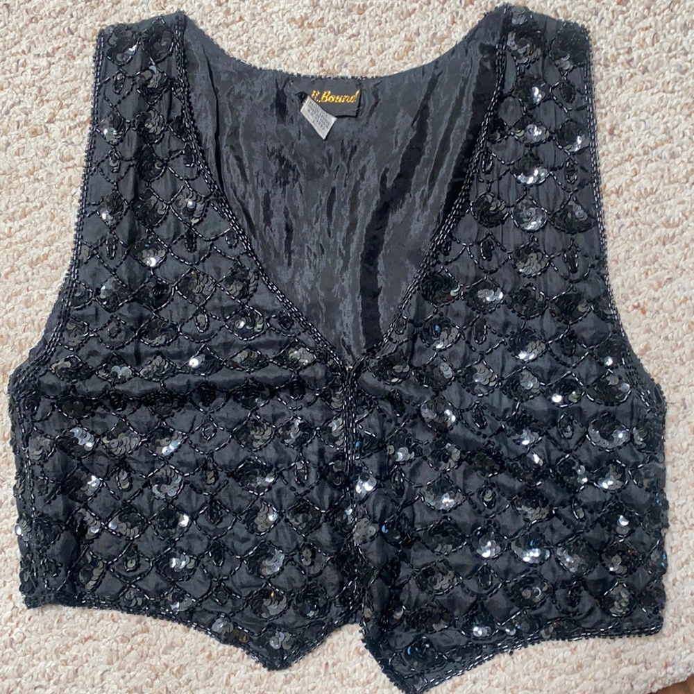 Vintage Sequined Vest